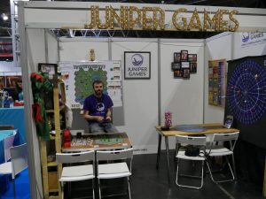 Empty stand before the gates open