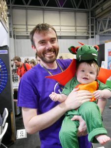 Baby dragon at the UK Games Expo